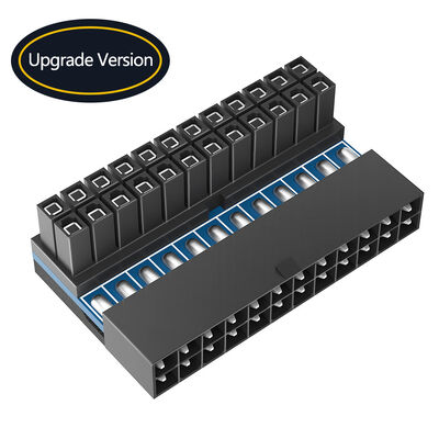 ATX 24Pin 90 Degree 24 Pin To 24pin Power Plug Adapter Mainboard ...