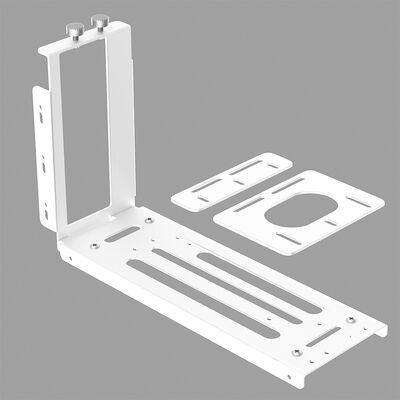 Vertical GPU Mount Bracket, 2 Slots Graphics Card Holder with Hardware, eGPU Dock, External GPU Docking Station , White