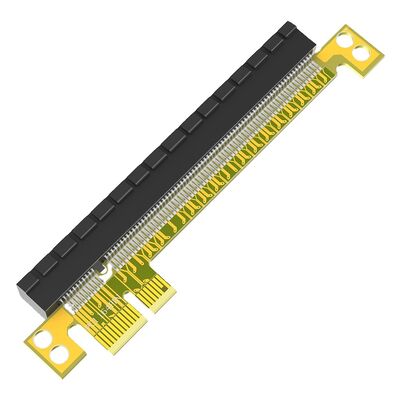 PCI-E 16X to 1X Riser Card 107.6mm Black for Laptop PC