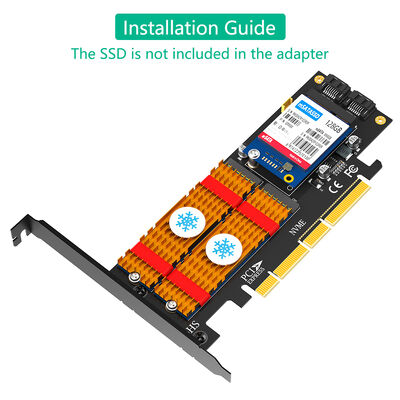 3 in 1 PCI-E SSD Adapter for M.2 and mSATA